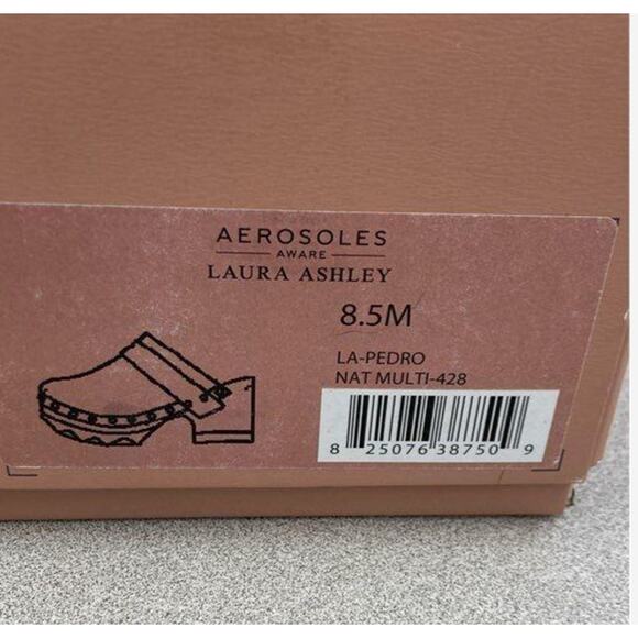 Women’s 8.5‎ NWT Aerosoles x Laura Ashley La Pedro Clogs Floral Cottagecore - Picture 7 of 9